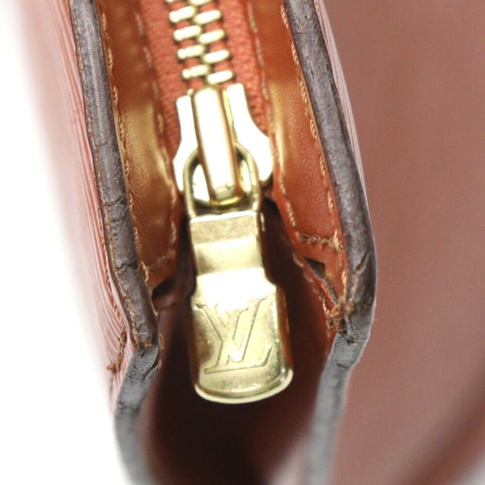 LOUIS VUITTON Authentic Brown Leather Tote Bag - Picture 12 of 16